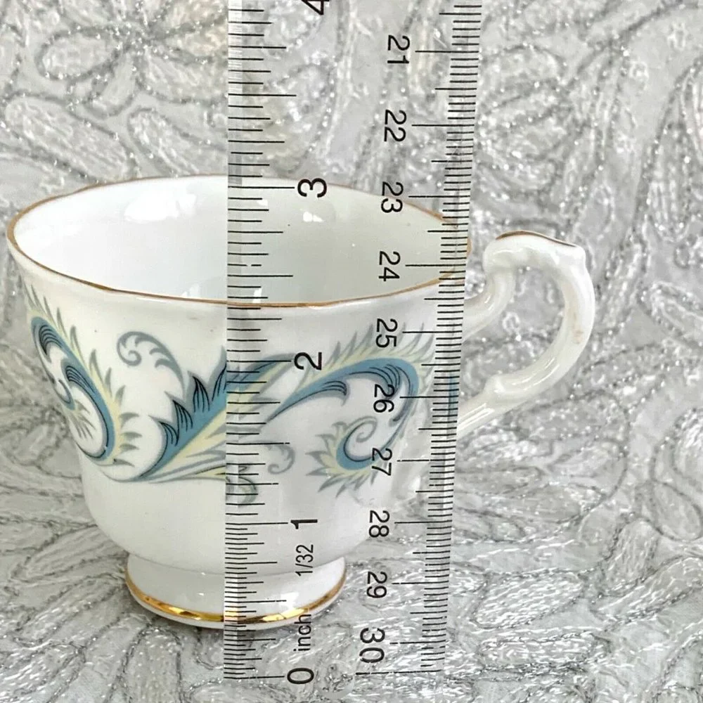 Bone China Cup and Saucer Duo Royal Standard Garland England 1960s